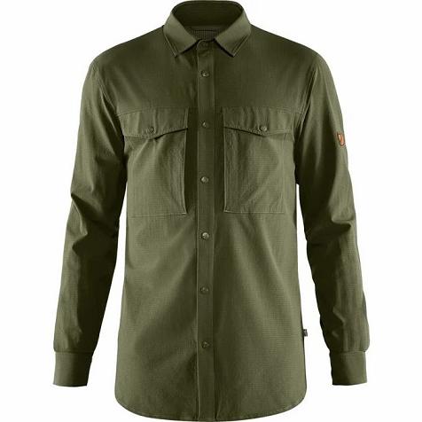 Fjallraven Men Abisko Shirts Green PH150800 Philippines